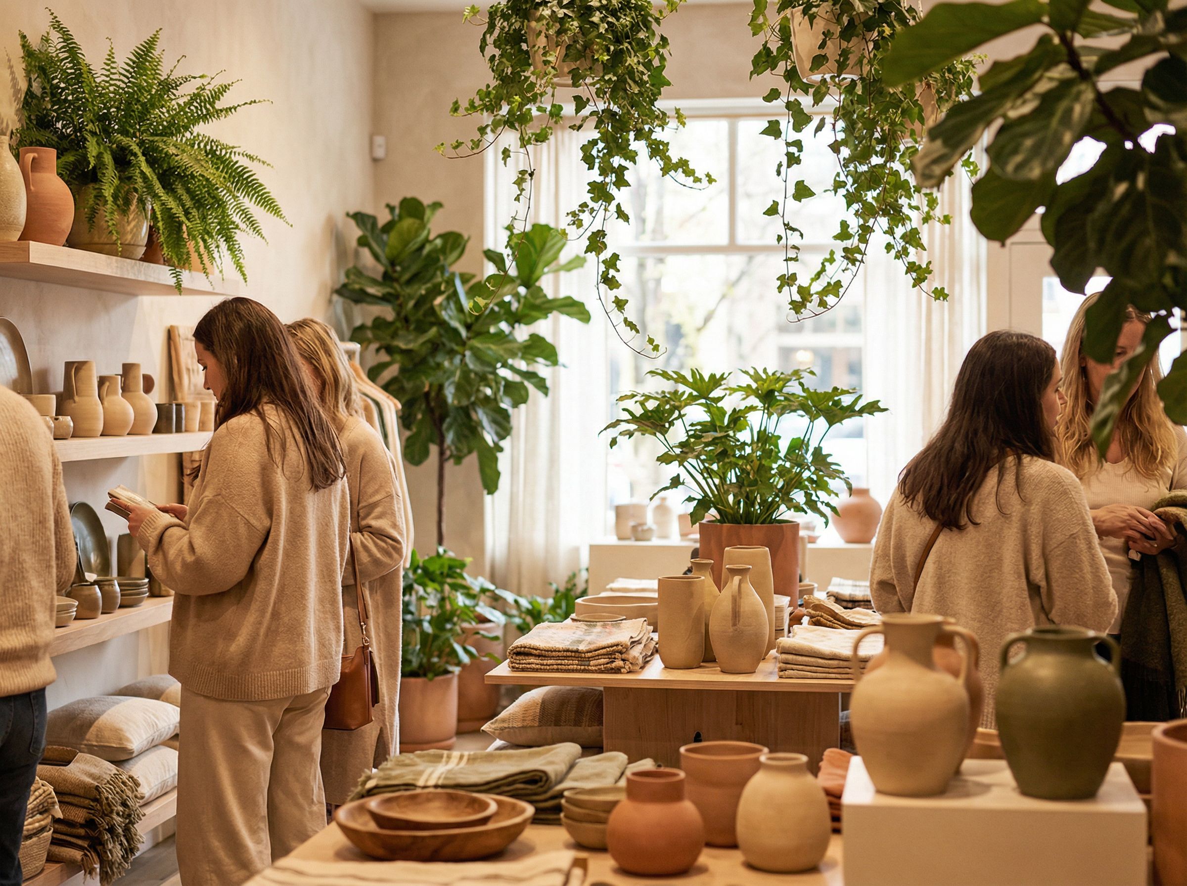 services-03 A stunning aerial view of a rural village with red-roofed houses at sunset.